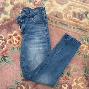 American Eagle Outfitters Blue Skinny Jeans Classic Style
